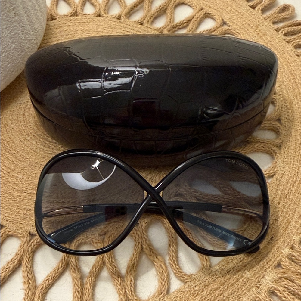 Tom Ford Ivanna Black Sunglasses